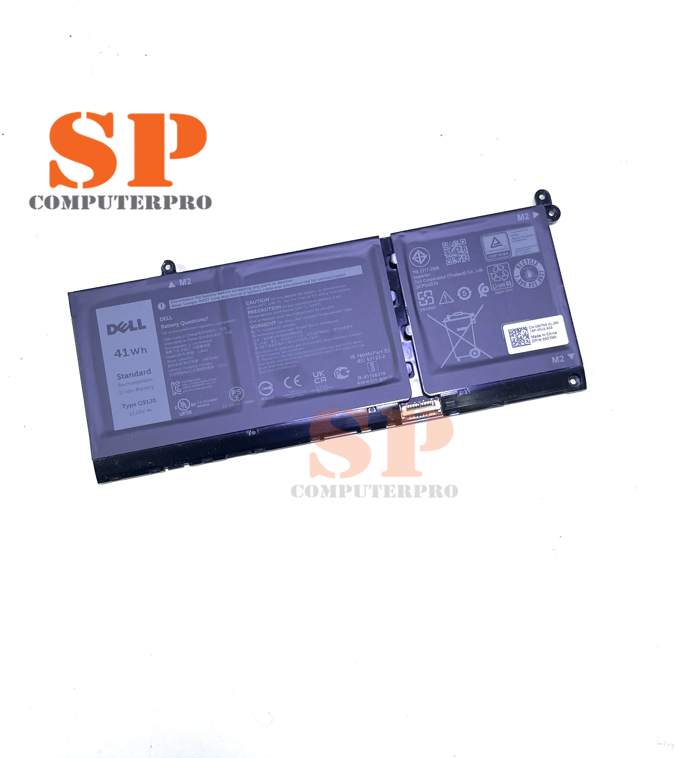 BATTERY DELL แบตเตอรี่ของแท้ DELL Latitude 3320 3420 3430 3520 Vostro 3510 3515 3511 Inspiron 3510 Model : G91J0