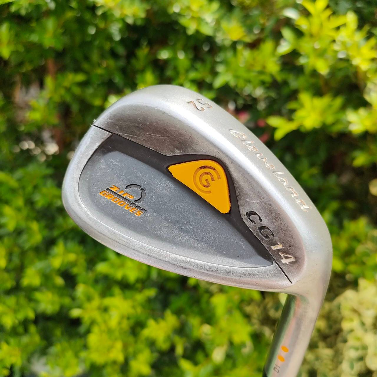 WEDGE CLEVELAND CG14 ZIP GPOOVES องศา 52 BOUNCE 10 สองจุด ก้าน TRACTION FLEX WEDGE ก้านสำหรับใส่ WEDGE ตัวนี้โดยเฉพาะ ไม้กอล์ฟมือสอง ของแท้ BY NakaraLuxurious