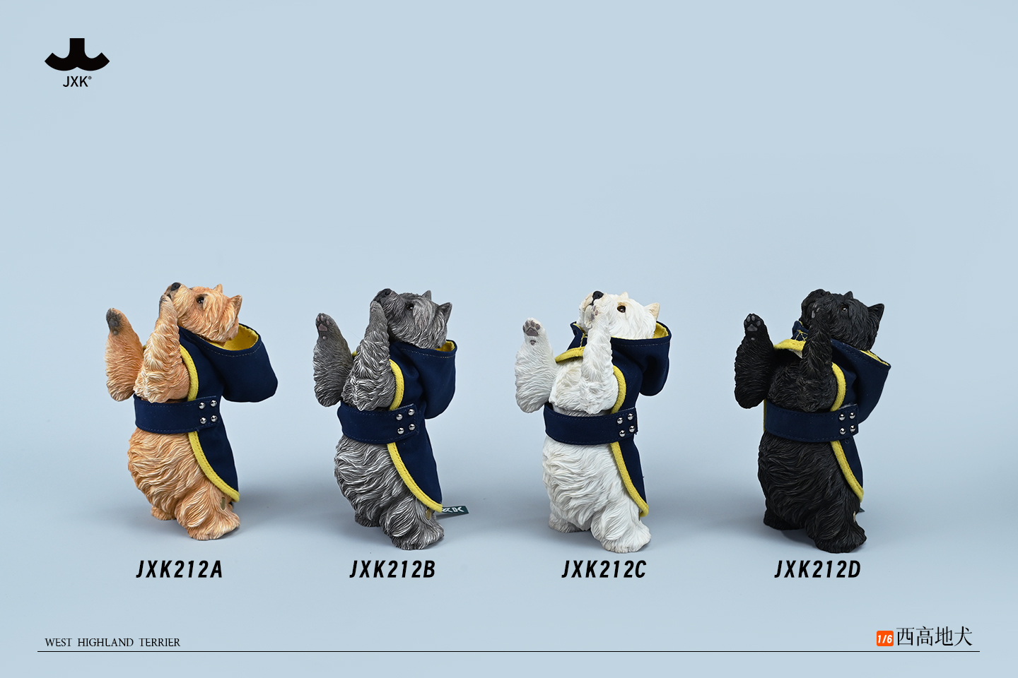 [สั่งจอง] JXK 1/6 wesi highland terrier