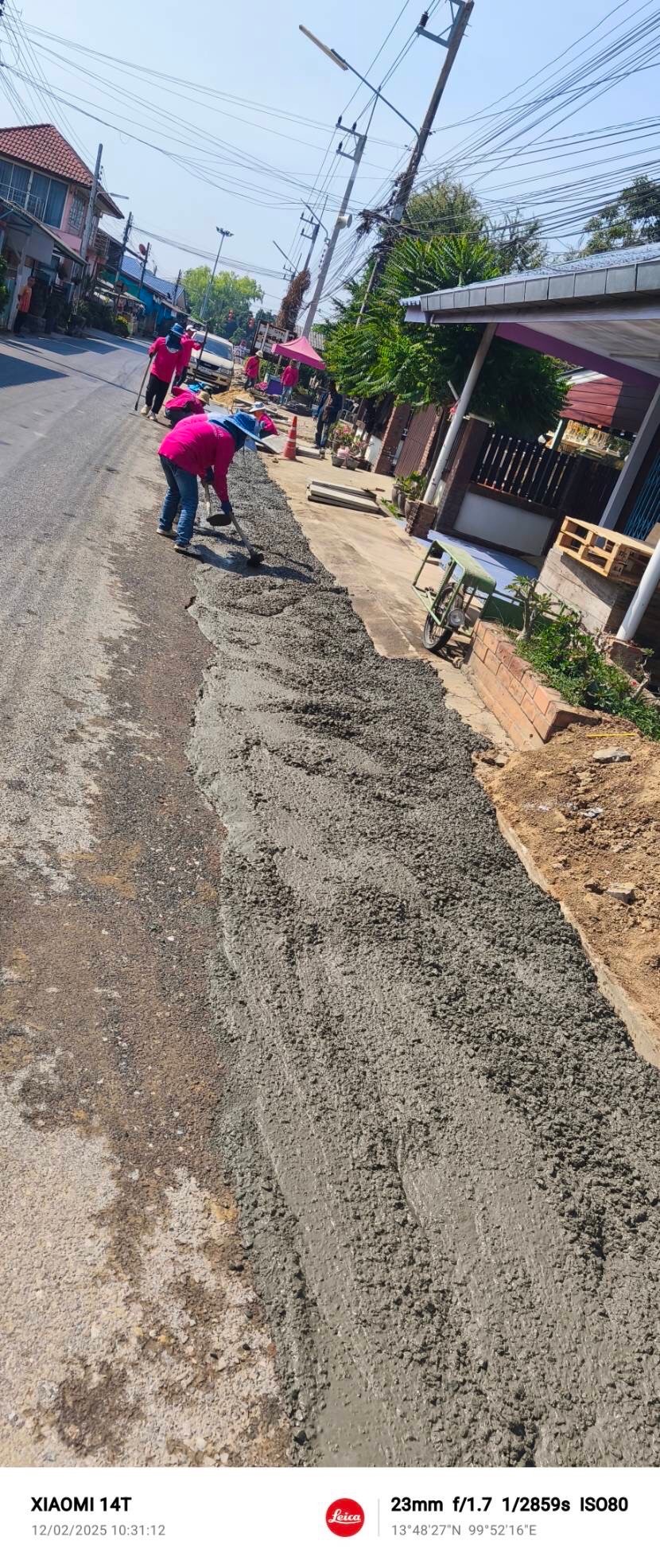 งานวางระบบท่อระบายน้ำ เทศบาลตำบลเบิกไพร อ.บ้านโป่ง