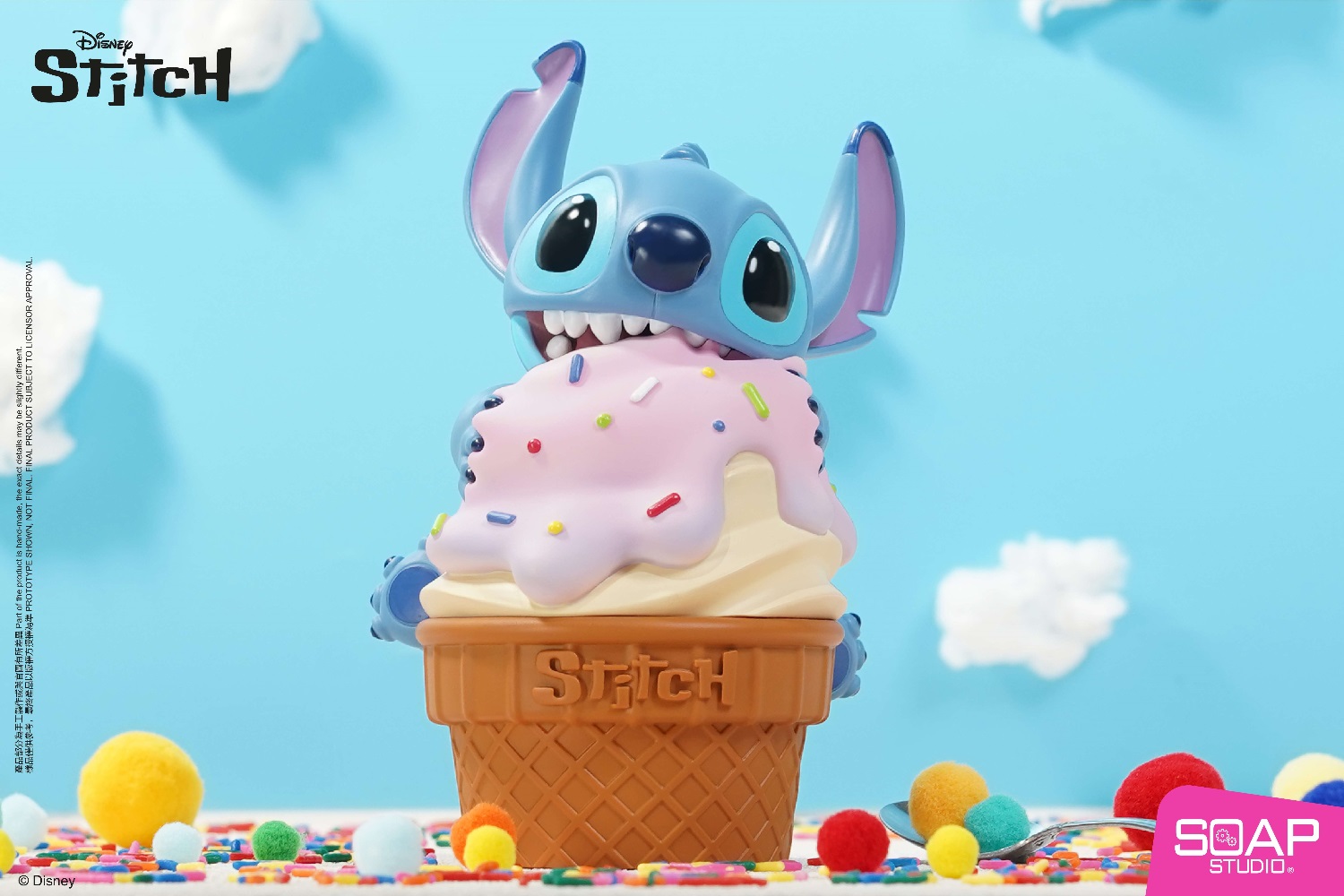 [สั่งจอง]Soap Studio DY056 : Stitch Series - Stitch Shaped Ice Cream