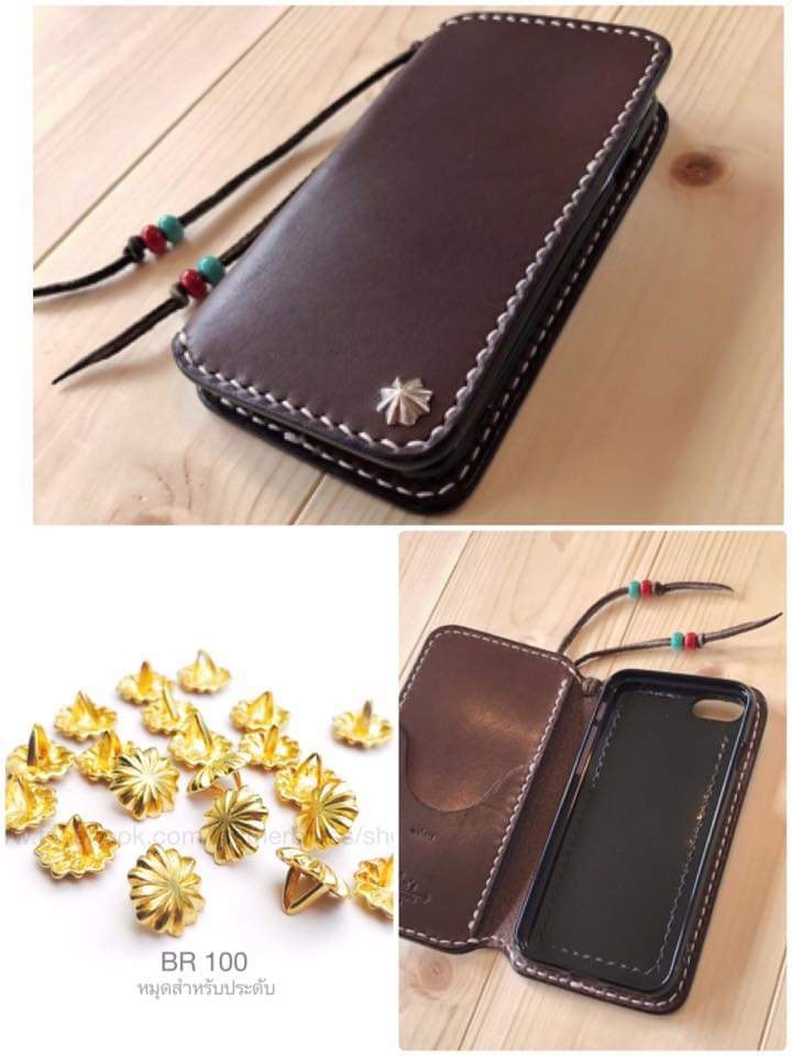 BR100 เครื่องประดับกระเป๋า อะไหล่กระเป๋า อะไหล่ทองเหลือแท้ อุปกรณ์งานหนัง leatherbrass**ราคาต่อชิ้น**