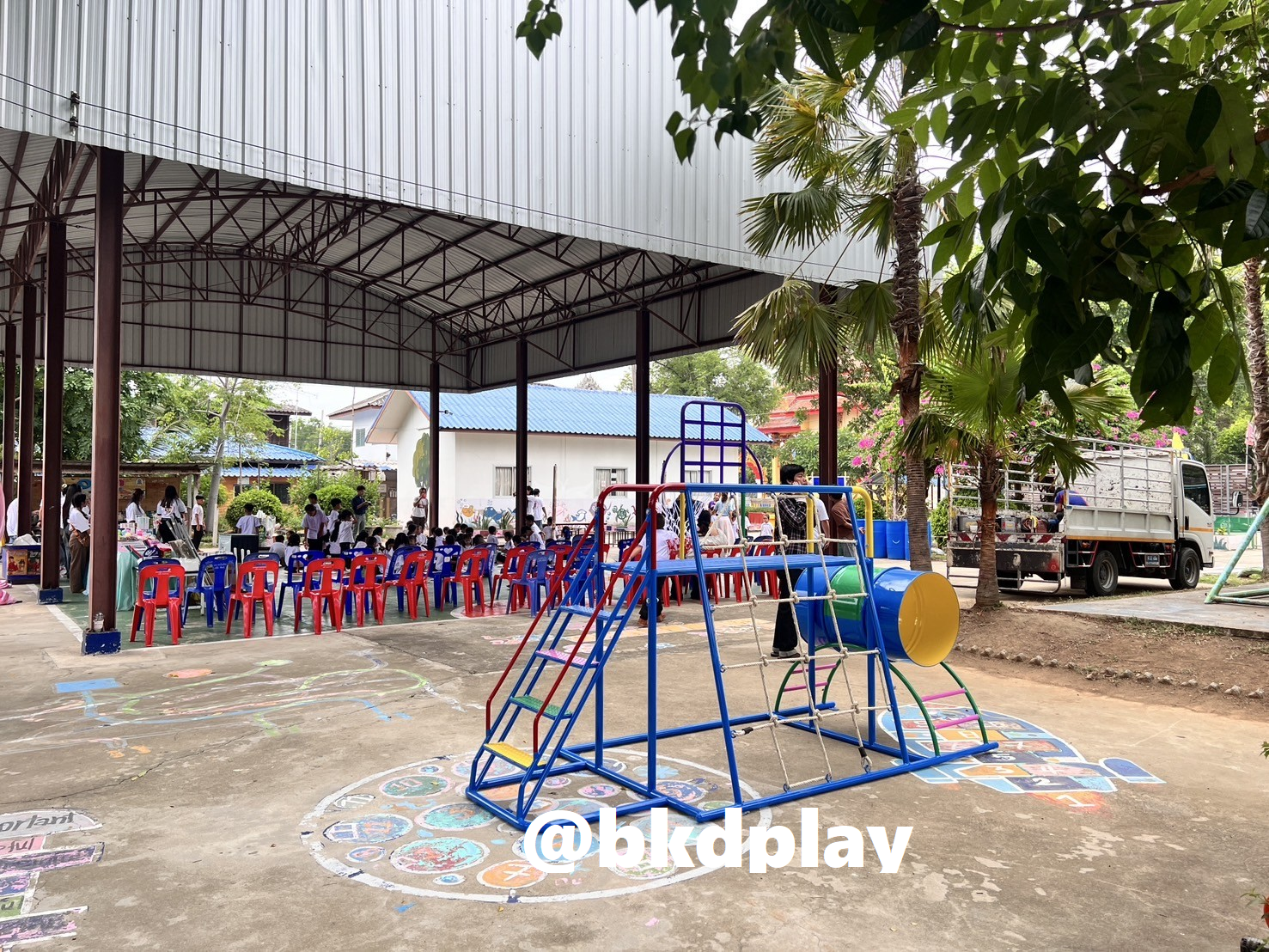 ชุดรวม H เครื่องเล่นสนามแบบเหล็ก ประกอบด้วยสไลเดอร์ชิงช้าปีนป่ายแป้นบาส (ถักเล็ก) , เครื่องเล่นสนามกลางแจ้ง , OutdoorPlayground,ผลิตเครื่องเล่นสนาม,เครื่องเล่นงบสพฐ.ประชารัฐ ราคาโรงงาน