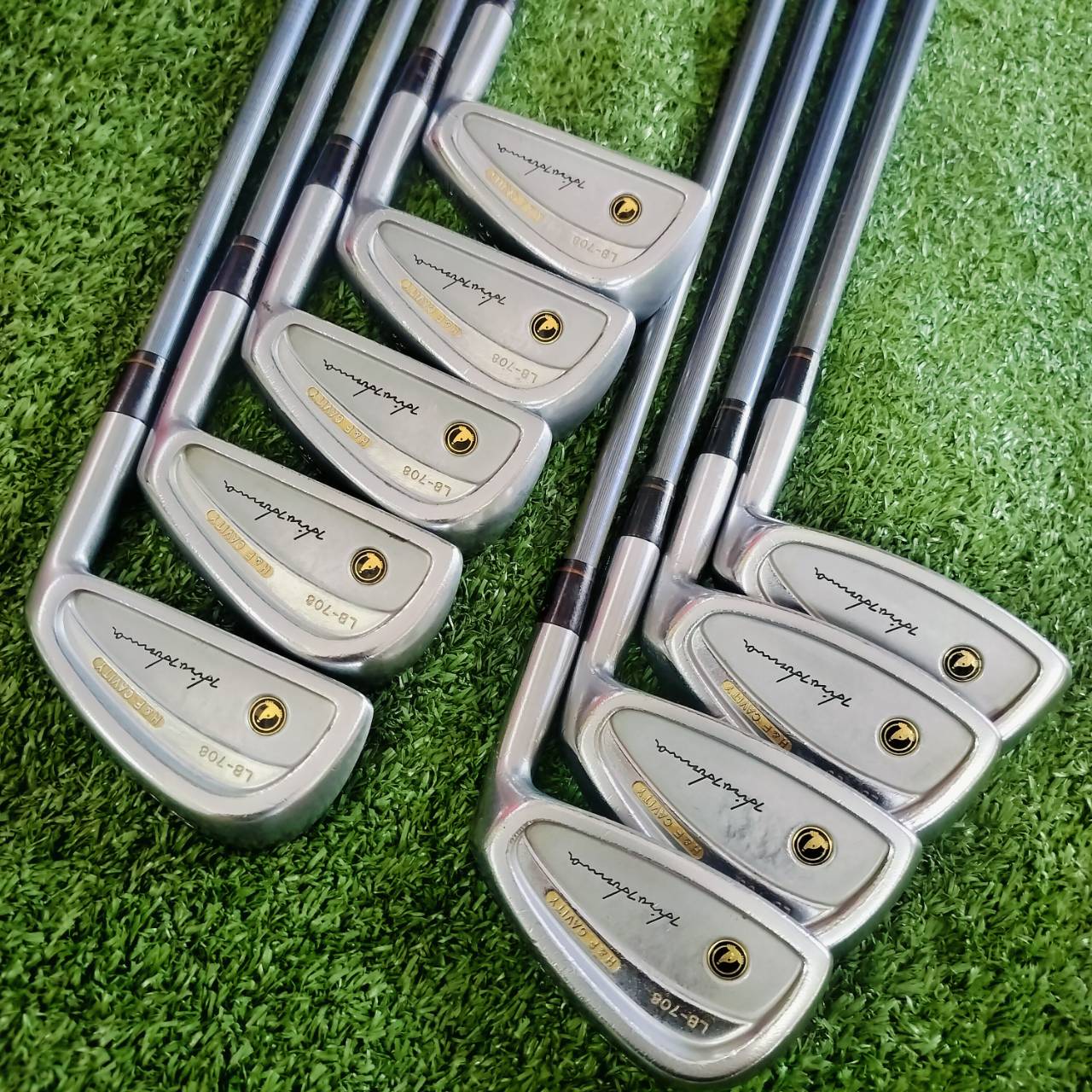 ชุดเหล็ก HONMA-LB 708 H & F CAVITY รุ่นดังอีกรุ่น เหล็ก FORGED JAPAN SAKATA ตีง่ายมาก ได้ฟีลลิ่งนุ่มนวล ใบไม่ใหญ่ ให้สปินได้ดีมาก ไม้กอล์ฟพรีเมี่ยมมืองสองญี่ปุ่น By NakaraLuxurious