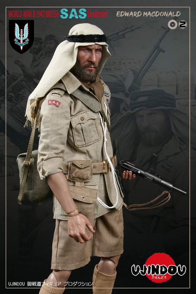 [สั่งจอง]UJINDOU U9002 1/6 WWII BRITISH SAS LIEUTENANT EDWARD MACDONALD 1942