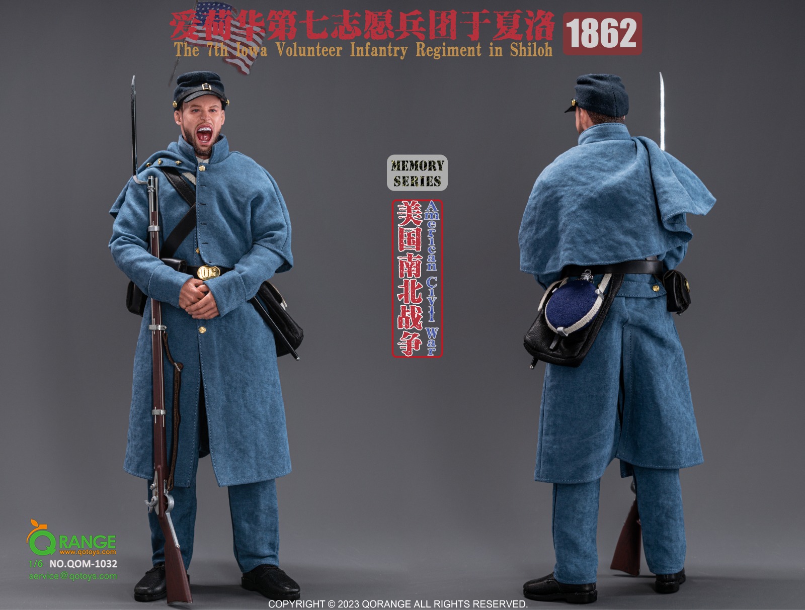 [สั่งจอง]QORANGE QOTOYS 1/6 - QOM-1031 1/6 French Napoleonic Foot Grenadiers of the Imperial Guard 1812