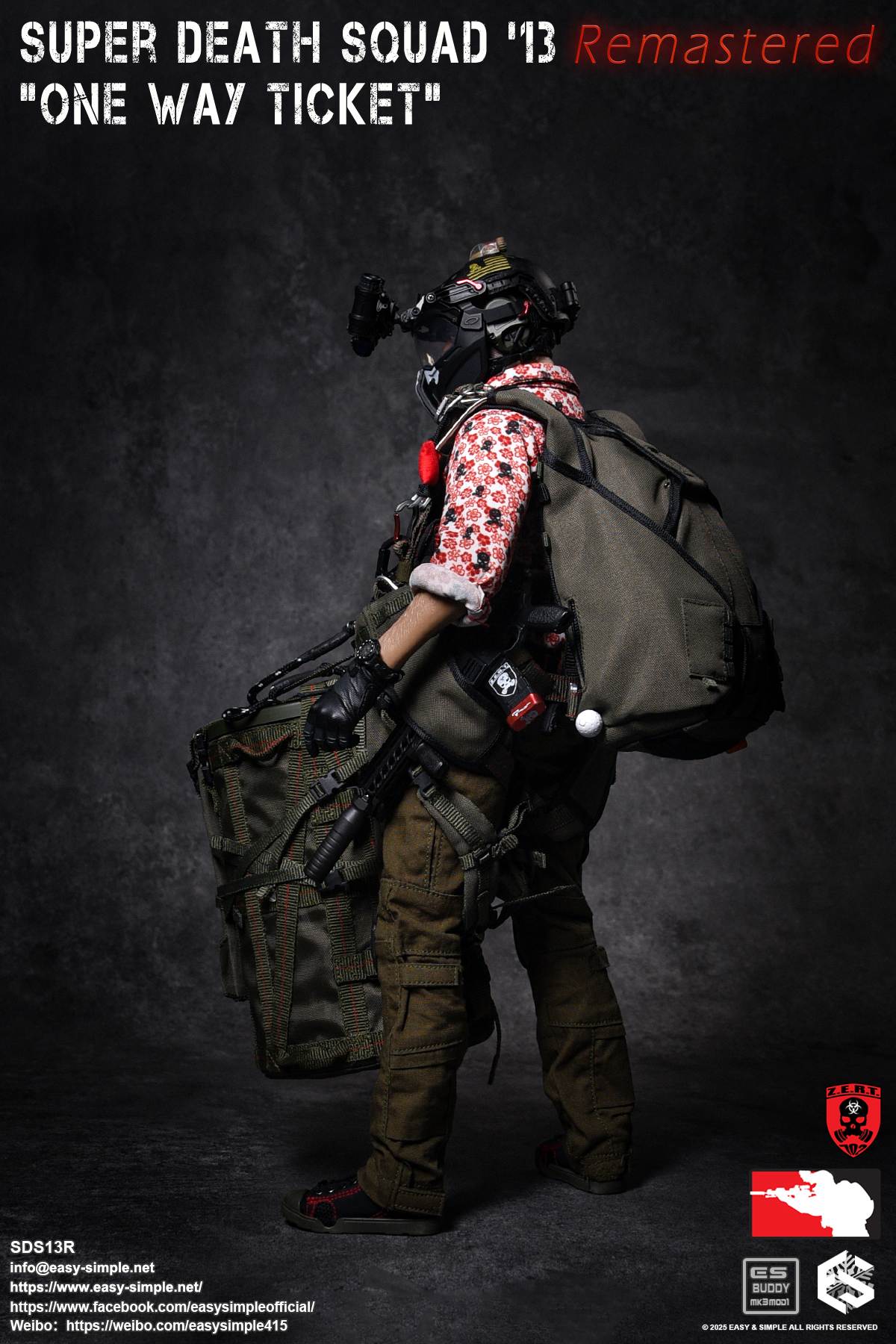 [สั่งจอง]Z.E.R.T ES SDS13R 1/6 : SUPER DEATH SQUAD'13 Remastered ONE WAY TICKET