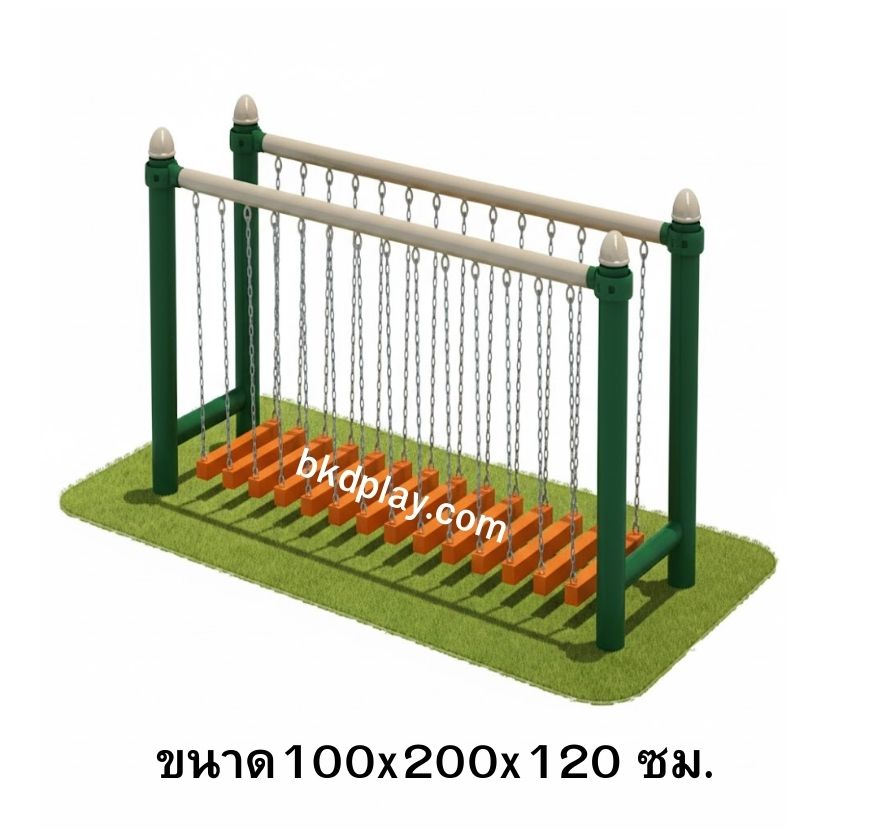 สะพานแขวนโซ่ทรงตัว สะพานทรงตัว สะพานแขวน เครื่องเล่นสนามกลางแจ้ง เครื่องเล่นสนามเหล็ก , ของเล่น สั่งผลิต 10-20 วัน