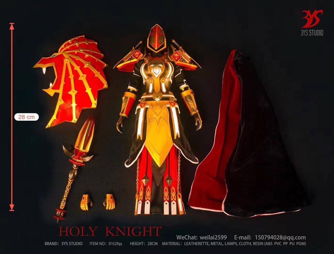 [สั่งจอง]3YS YS001 1/6 : HOLY KNIGHT trial + Red Dragon Shield set