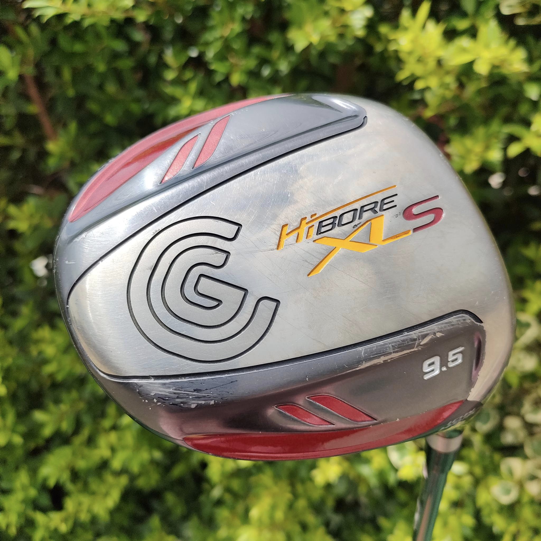 DRIVER CLEVELAND HIBORE XLS องศา 9.5 ก้าน GOLD FLEX R หัวรูปทรงพิเศษ ตีดีมาก ตีลอยง่าย , ก้าน GOLD รุ่นนี้ดีมาก ไม้กอล์ฟมือสอง ของแท้ BY NakaraLuxurious