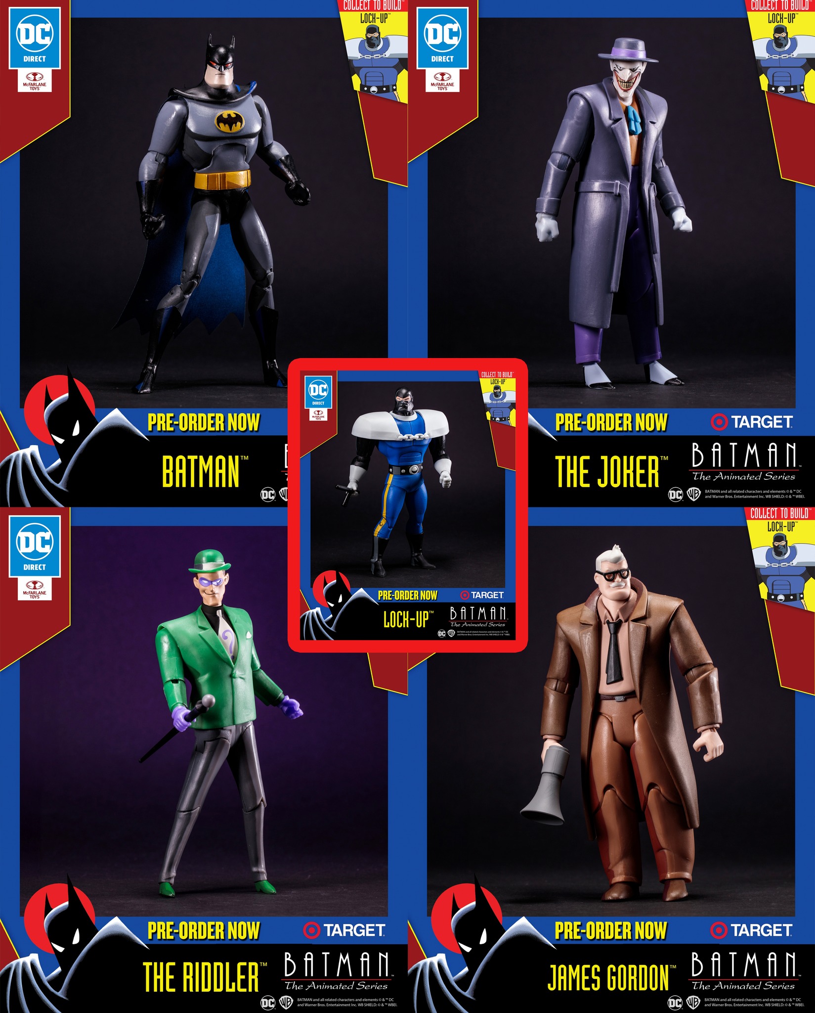 [สั่งจอง] McFarlane Toys 6" : BATMAN: THE ANIMATED SERIES Wave2 (BAF Lock-Up!)