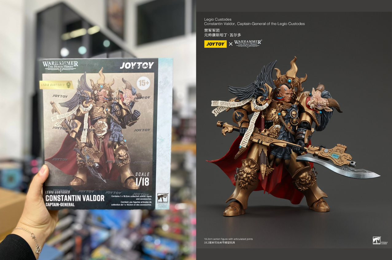 [พร้อมส่ง]Joy toy 1/18 - JT00942 : Legio Custodes Constantin Valdor, Captain-General of the Legio Custodes