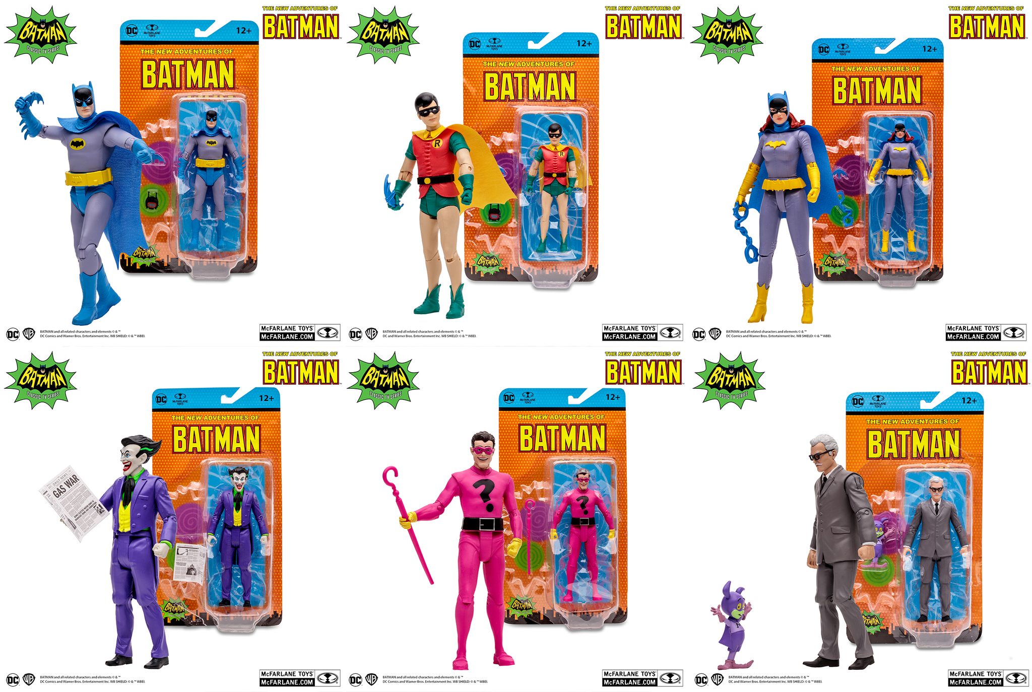 [พร้อมส่ง] "McFarlane Toys 6"" : BATMAN (THE NEW ADVENTURES OF BATMAN) มีให้เลือก 7 แบบ