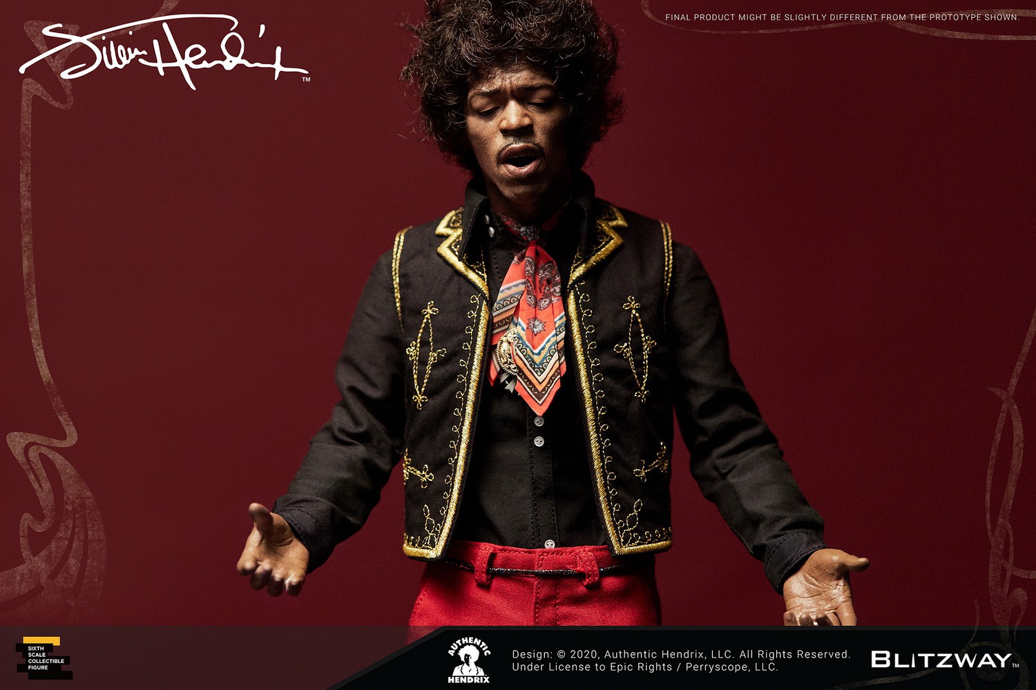 [สั่งจอง] BLITZWAY BW-UMS 11201 1/6 Scale : Jimi Hendrix