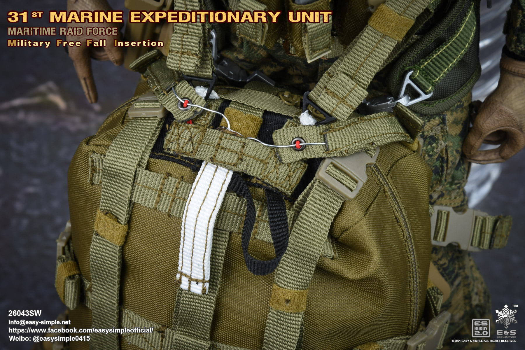 [สั่งจอง]Easy&Simple 26043S : 31ST MEU MRF Military Free Fall Insertion