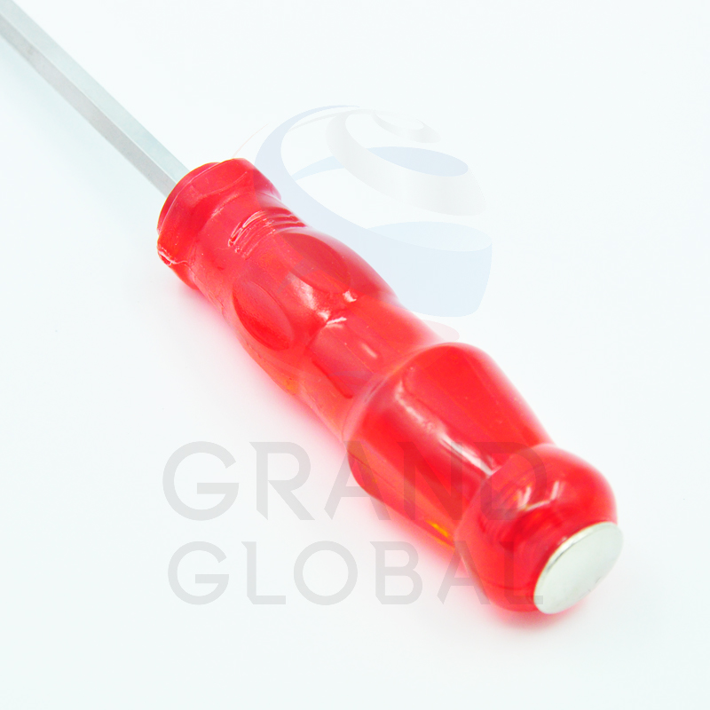 SOLID | ไขควง หัว แม่เหล็ก ไขควงหัวแบน ไขน็อต ไขควงด้ามพลาสติก ใหญ่ 9 นิ้ว