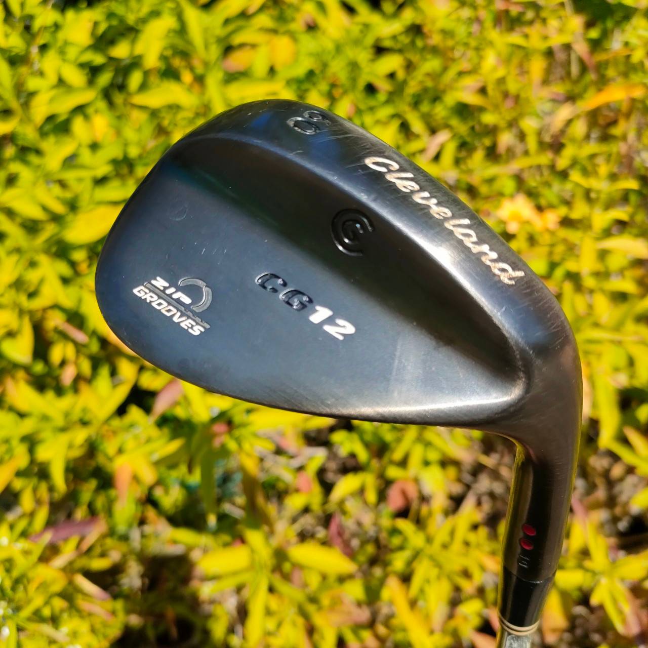 WEDGE CLEVELAND CG12 ZIP GROOVES ร่องสี่เหลี่ยม คมจัด สปินสุด ตกหยุดถอยแน่นอน องศา 60 ก้าน DYNAMIC GOLD FLEX WEDGE