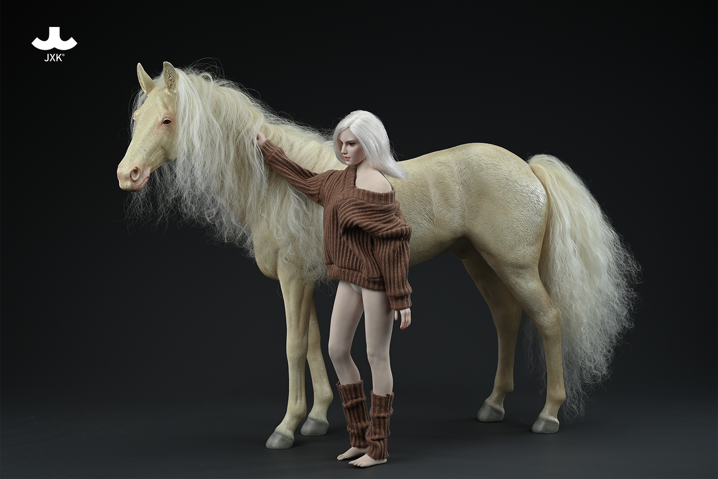 [สั่งจอง]JXK 1/6 Akhal teke horses