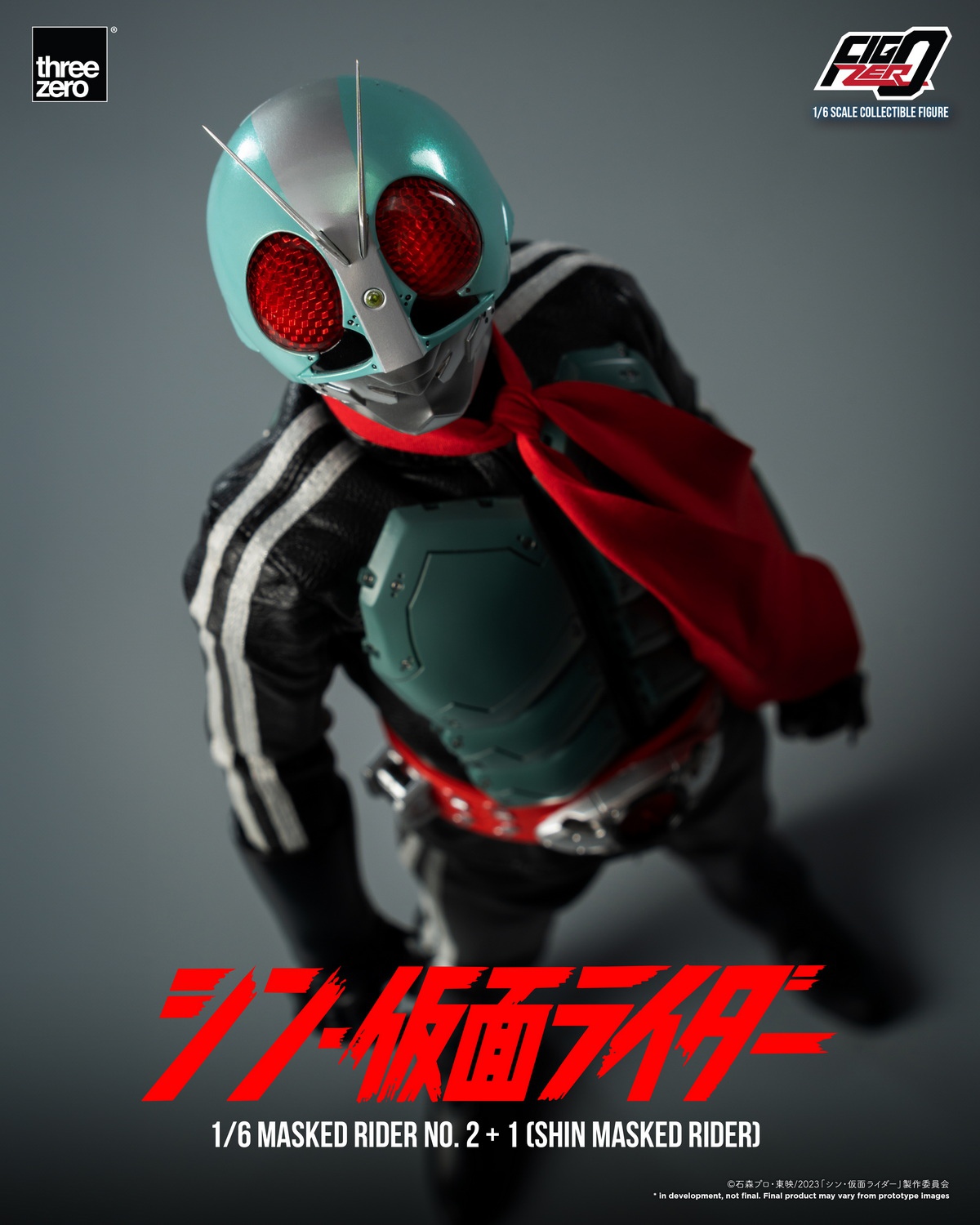 [พร้อมส่ง] Threezero 3Z06780W0 1/6 : SHIN MASKED RIDER FigZero Masked Rider No.2+1