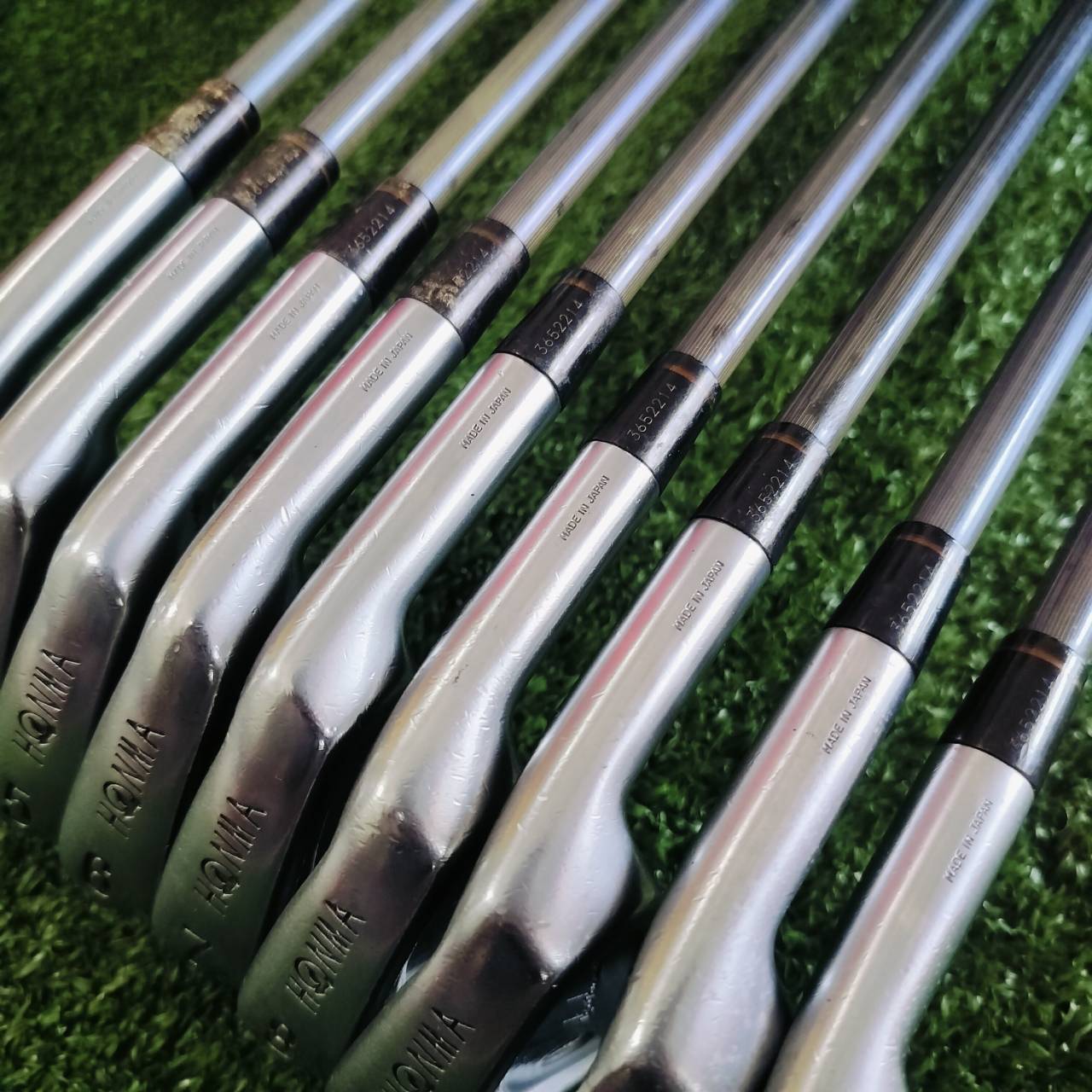 ชุดเหล็ก HONMA-LB 708 H & F CAVITY รุ่นดังอีกรุ่น เหล็ก FORGED JAPAN SAKATA ตีง่ายมาก ได้ฟีลลิ่งนุ่มนวล ใบไม่ใหญ่ ให้สปินได้ดีมาก ไม้กอล์ฟพรีเมี่ยมมืองสองญี่ปุ่น By NakaraLuxurious