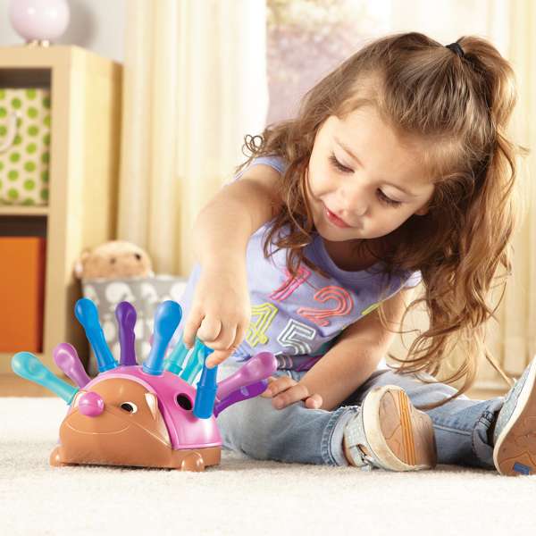 ชุดเม่นน้อยชมพูเรียนรู้สีกับการนับ, ของเล่นเสริมพัฒนาการ, ของเล่นเด็กอนุบาล, สื่อการสอนเด็กอนุบาล , ของเล่นเด็ก พร้อมส่ง