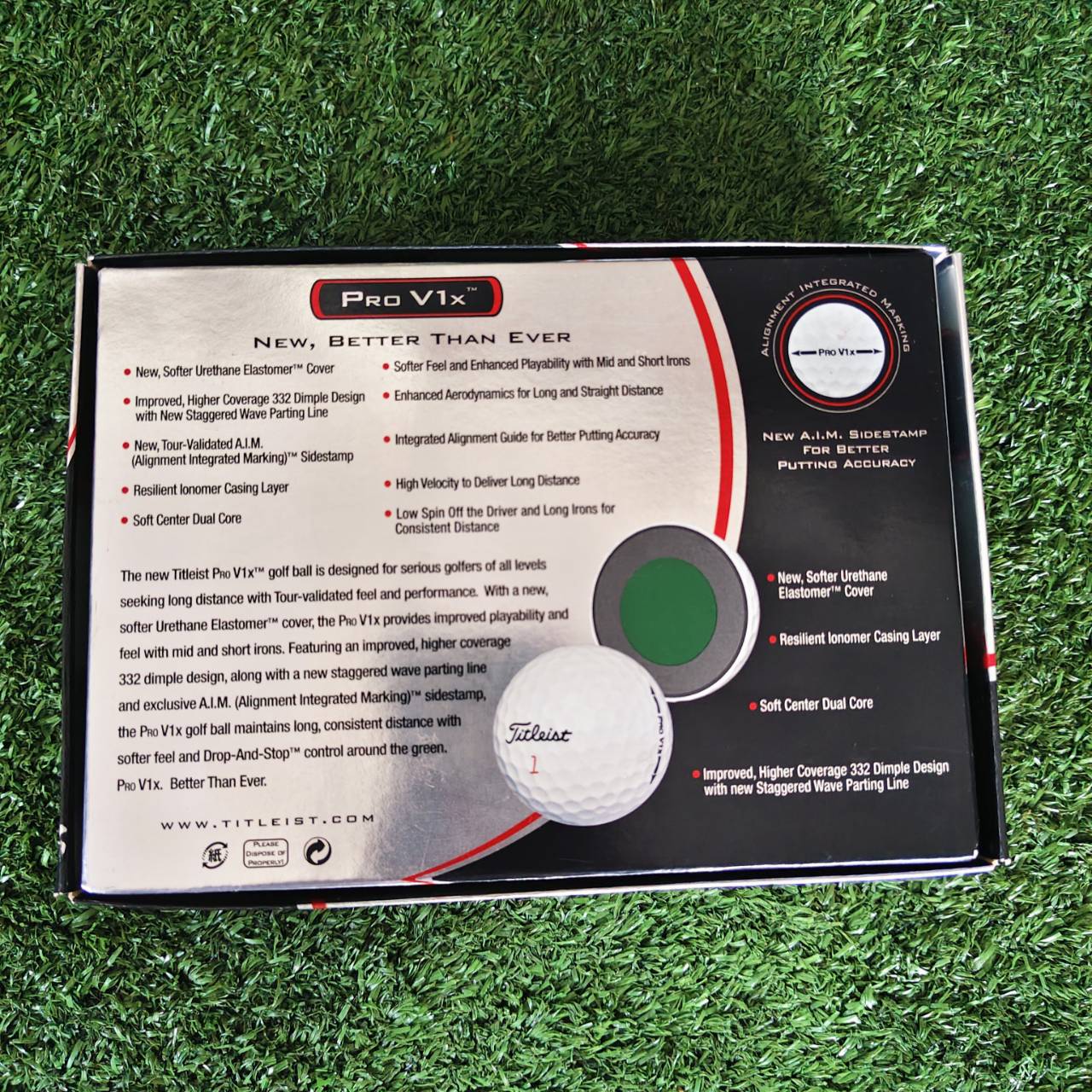 ลูกกอล์ฟ Titleist PRO V1 X – สำหรับนักกอล์ฟที่ต้องการประสิทธิภาพสูงสุด