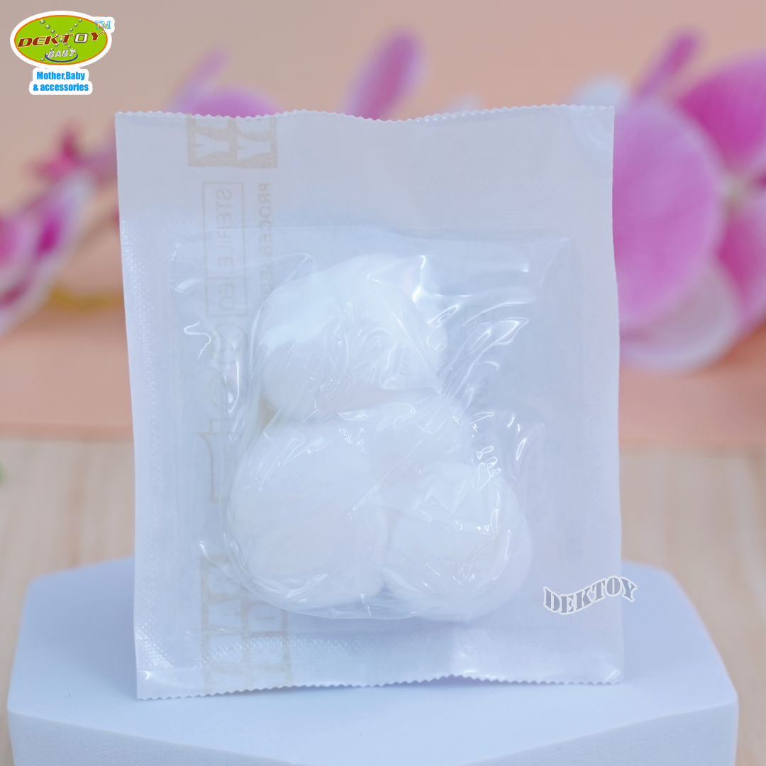 Baby moby เบบี้โมบี้ สำลีก้อนเช็ดตาสเตอไรส์ แบบซอง จำนวน 4 ก้อน X 20 ซอง