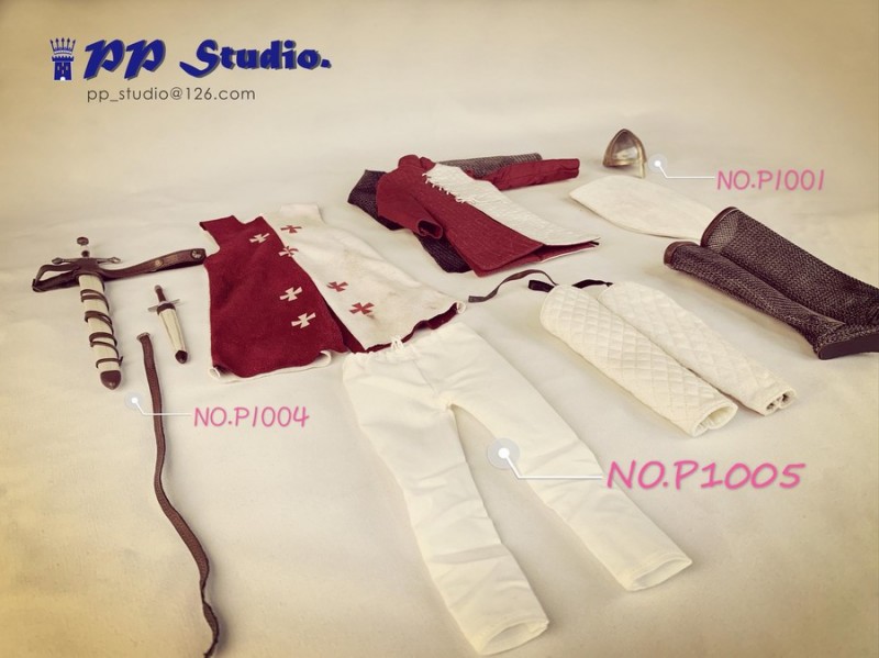 [สั่งจอง] PP STUDIO P1005 1/6 Moyen-Age Knight Clothes Suit