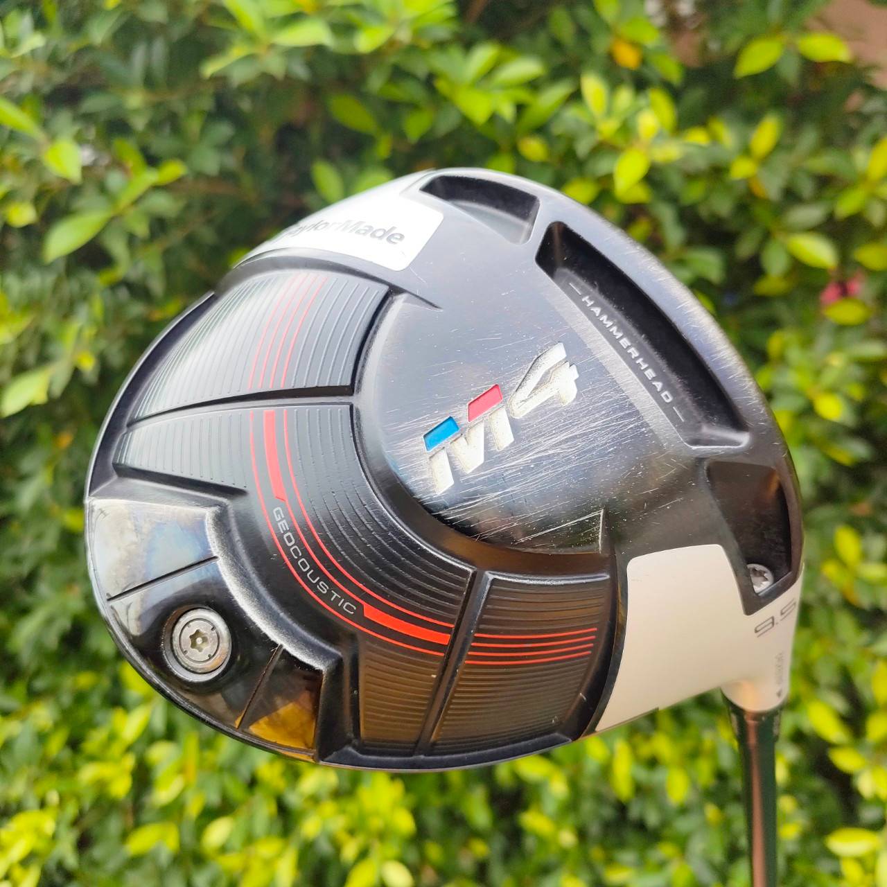 DRIVER TAYLORMADE M4 องศา 9.5 ก้าน FUJIKURA ATMOS FLEX S หน้าเด้ง!! กระดองเคฟล่าทั้งชิ้น มี COVER เดิมให้ด้วย!! ไม้กอล์ฟมือสอง ของแท้ BY NakaraLuxurious