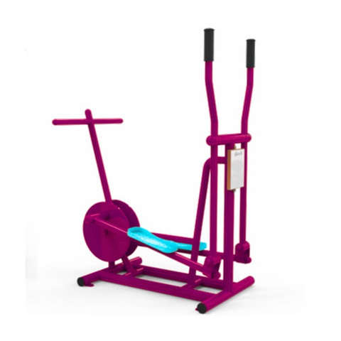 เครื่องออกกำลังกายกลางแจ้งผู้ใหญ่ ชุดอุปกรณ์ บริหารแขน ขา สะโพก หัวไหล่ แบบโยก วิ่งล้อถ่วง ลานกีฬาอเนกประสงค์ ,สวนสาธารณะ ,เทศบาล ,หมู่บ้าน ,ผลิตในไทย ,สั่งทำตามสีที่ต้องการได้