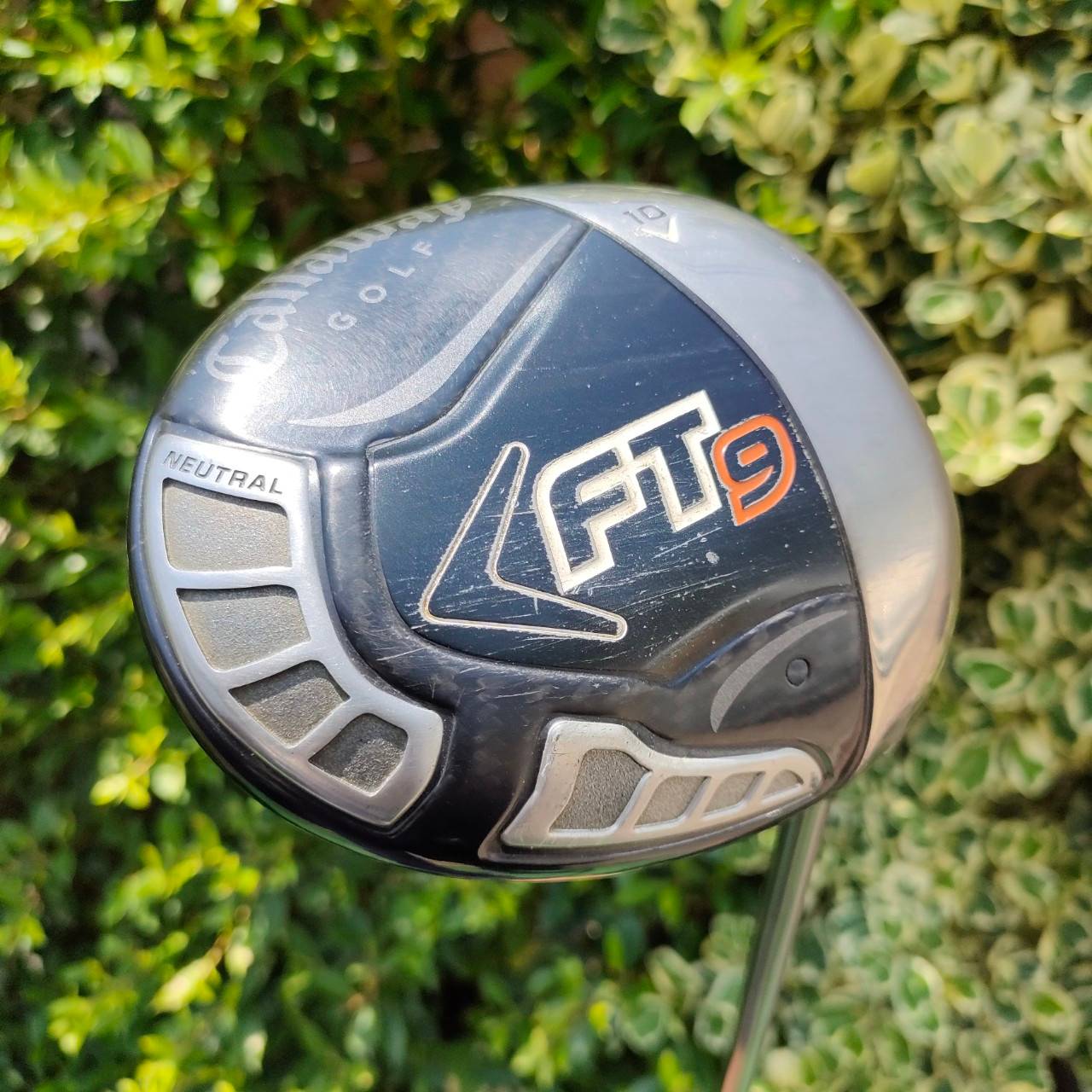 DRIVER CALLAWAY FT9 องศา 10 ก้าน SPEED AXIS FLEX S หัวใหญ่ หน้ากว้าง ตัวตีไกเลยครับ มีส่วนผสมเคฟล่า วางจุดได้ดี ทำให้ชดเชยสูง และเร่งสปีดได้เต็ม MAX