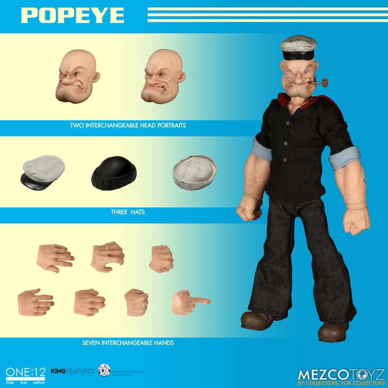 [พร้อมส่ง] Mezco toyz One:12 Collective - Popeye