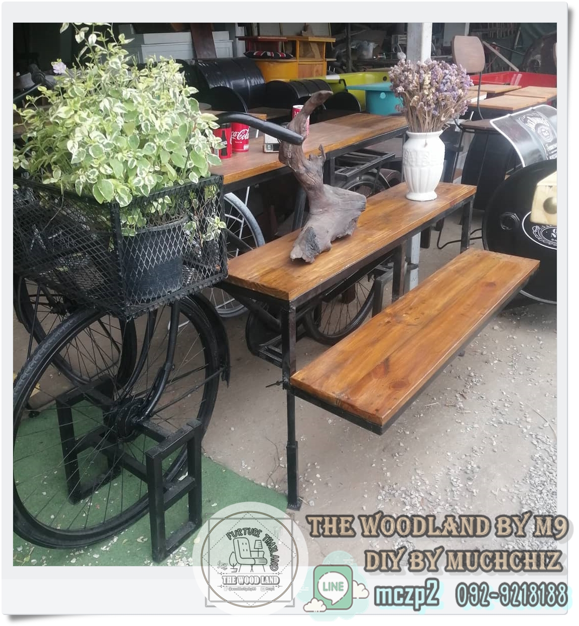 #BICYCLE Design#เฟอร์นิเจอร์จักรยานวินเทจ #เฟอร์นิเจอร์ตกแต่งร้านกาแฟ