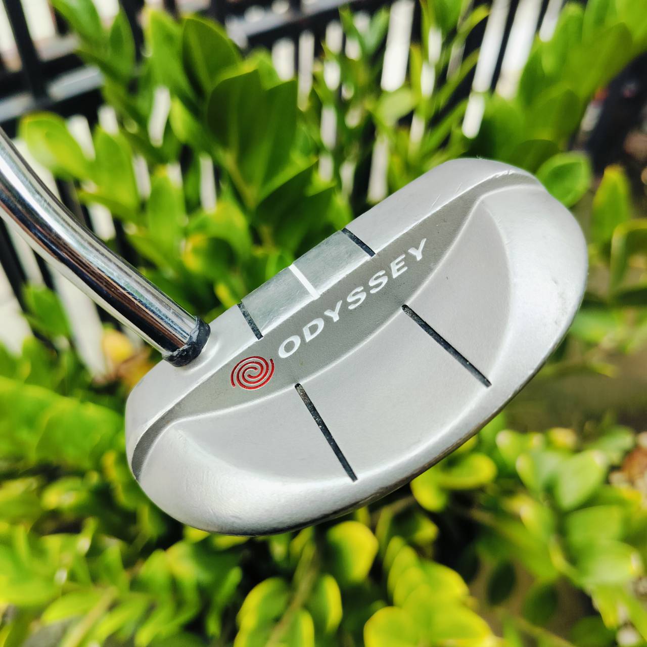 PUTTER ODYSSEY WHITE STEEL ROSSIE ยาว 35 นิ้ว ทรงมอลเล็ต ชดเชยสูงมาก ไม้กอล์ฟพรีเมี่ยมญี่ปุ่นมือสอง ของแท้ By NakaraLuxurious