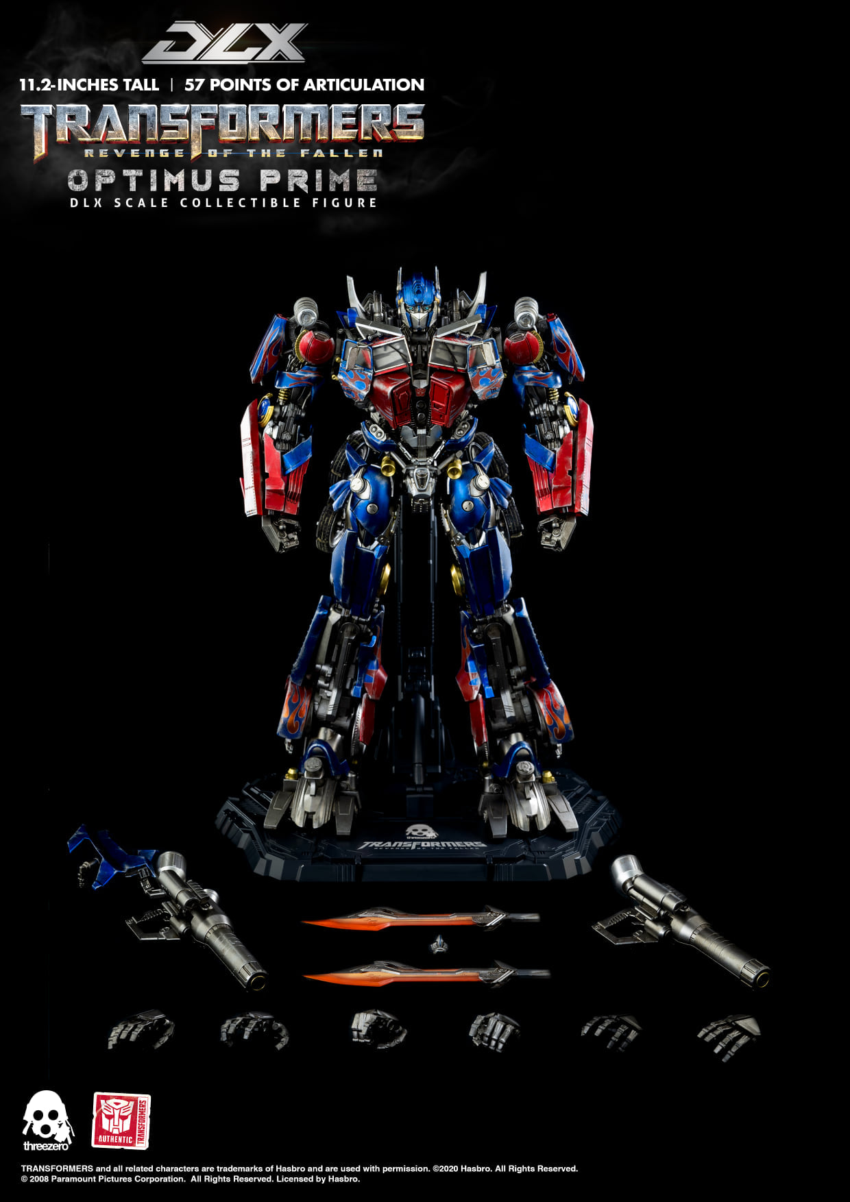 [สั่งจอง]ThreeZero X HASBRO : Transformers: Revenge of the Fallen DLX: Optimus Prime