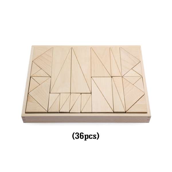 บล็อกไม้สีธรรมชาติ 6 ถาด บล็อคไม้ วัสดุสีปลอดภัย, กระตุ้นพัฒนาการ, ของเล่นไม้, ของเล่นเสริมพัฒนาการ, ของเล่นเด็กอนุบาล, สื่อการสอนเด็กอนุบาล