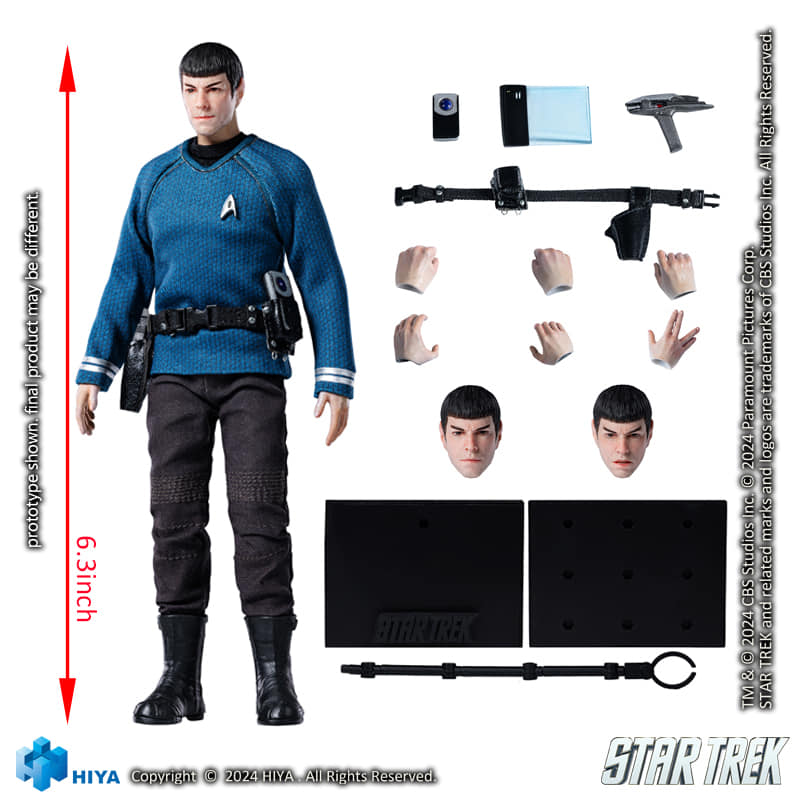 [พร้อมส่ง] Hiya toys ESS0266 EXQUISITE SUPER Series 1/12 : Star Trek 2009 - Spock