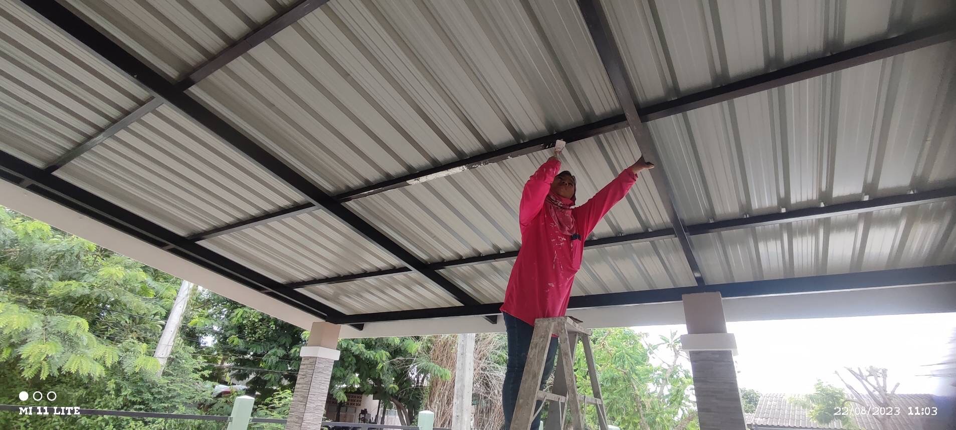 งานก่อสร้างห้องแถว จำนวน5ห้อง อ.บ้านโป่ง จ.ราชบุรี