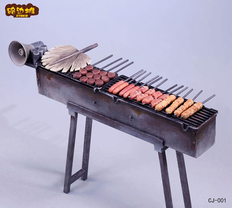 [สั่งจอง]Roadside Stall Studio CJ-001 1/12 : Barbecue Scene Set
