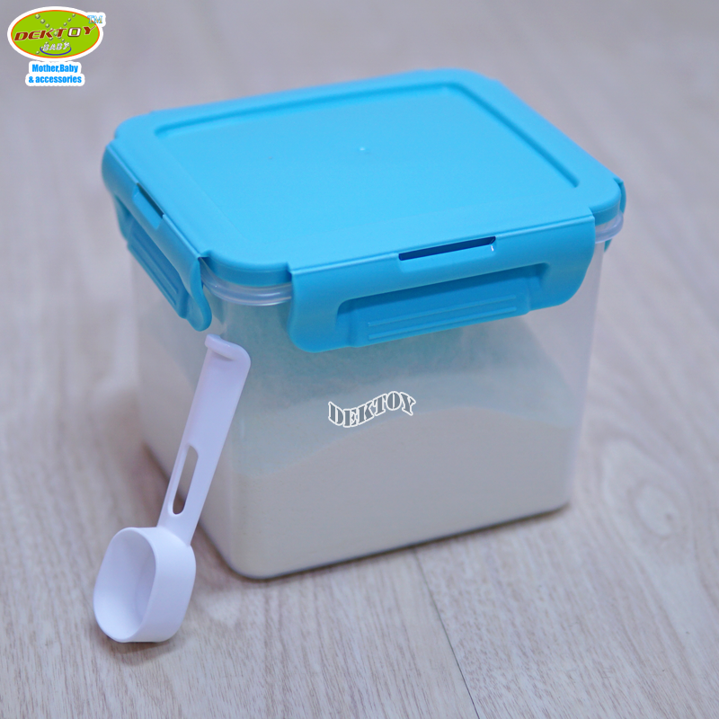 NANNY แนนนี่ กล่องเก็บนมผง พร้อมช้อน 1300มล.700 กรัม N433