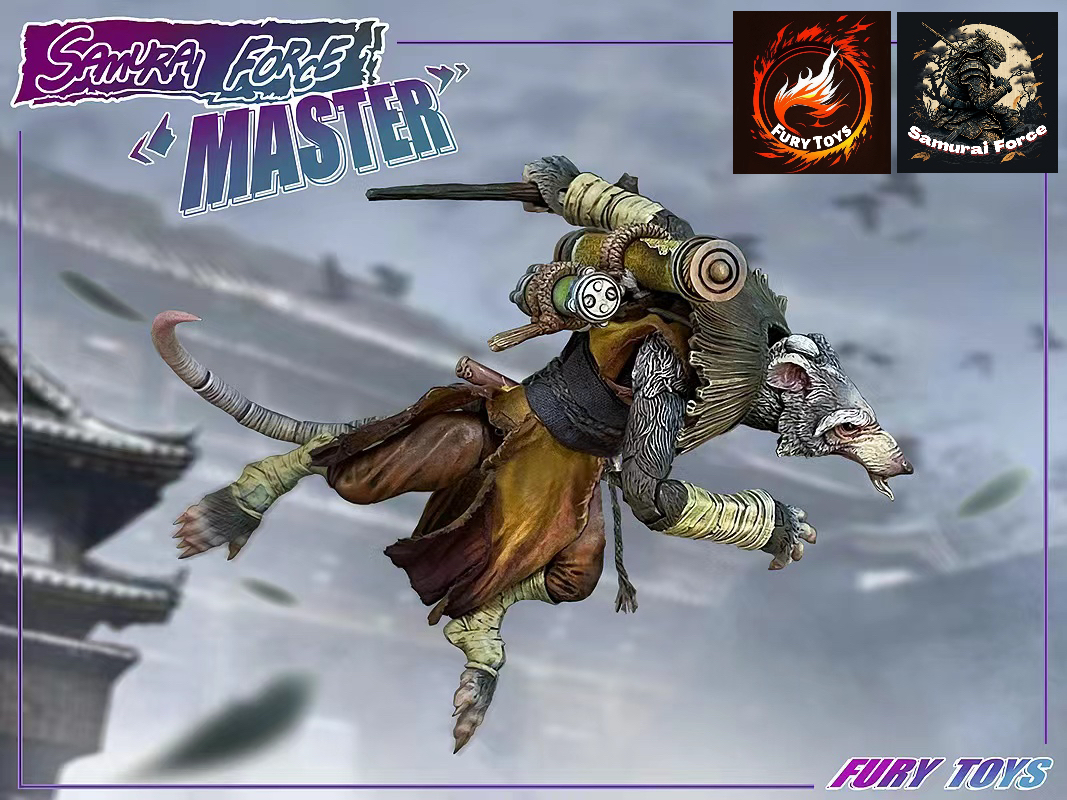 [พร้อมส่ง] Fury toys 1/12 : Samurai Force Wave 2 - The Master (อาจารย์หนู)