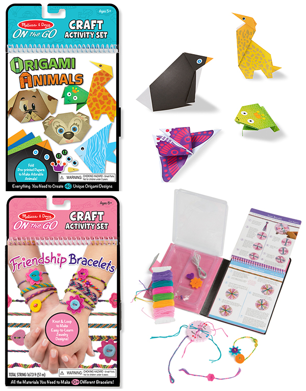พับกระดาษแสนสนุก รูปสัตว์ต่างๆ ส่งเสริมการมีสมาธิ การออกแบบ On-the-Go Origami Set Melissa&Doug, ของเล่นเสริมพัฒนาการ, ของเล่น