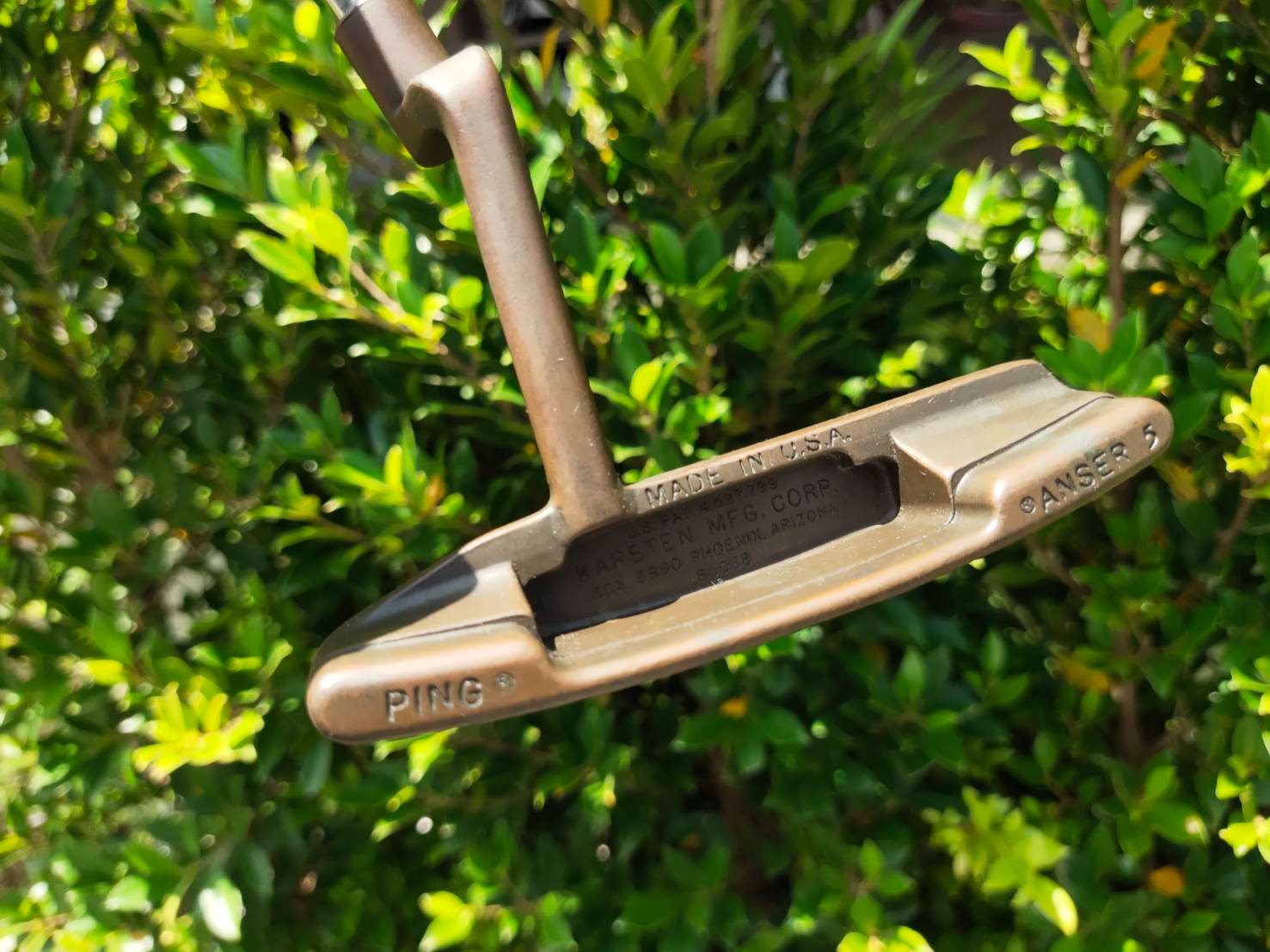 PUTTER PING ANSER 5 วัสดุทองเหลือ รุ่นพิมพ์นิยม ANSER5 ที่หลายคนตามหา