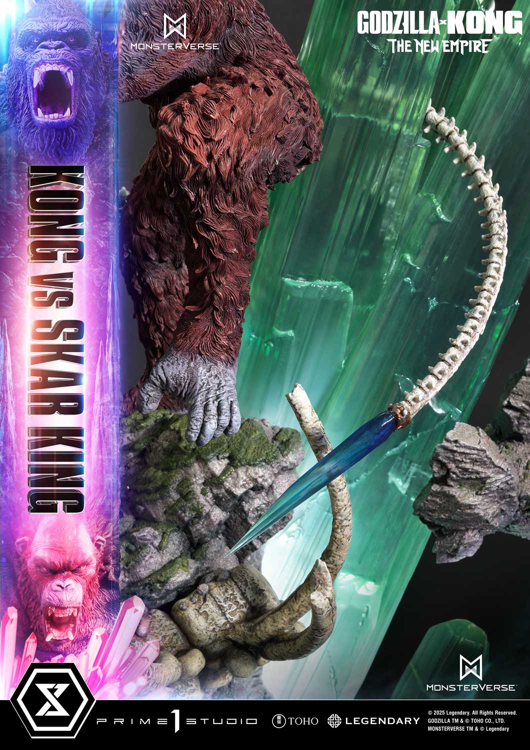 [สั่งจอง]Prime 1 Studio UDMGXK-02: Kong vs Skar King (Godzilla x Kong: The New Empire)