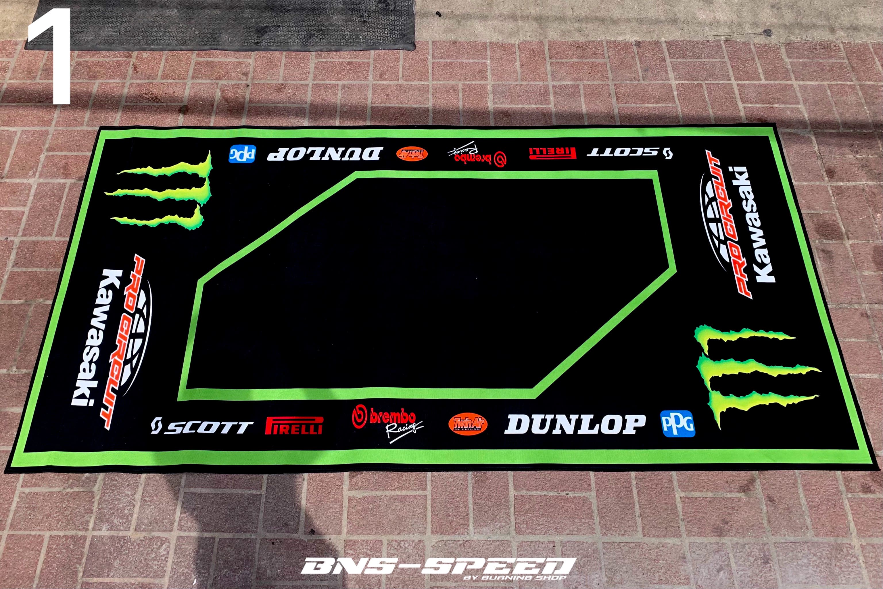 พรมปูพื้นรถวิบาก รถ Bigbike ขนาดใหญ่ 120x240cm (18ลาย)