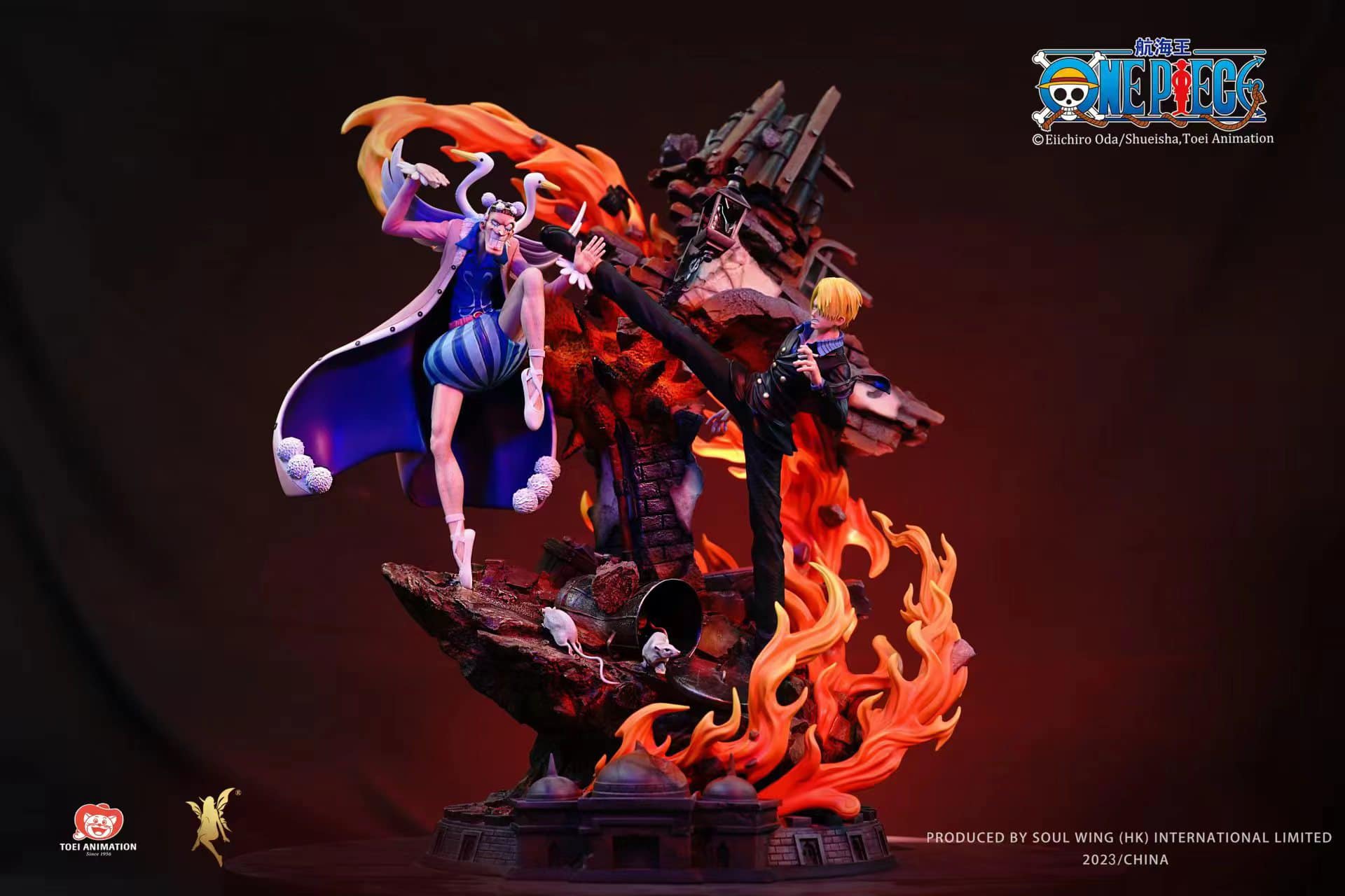 [สั่งจอง]Soulwing 1/6 Statue : Sanji VS Mr.2