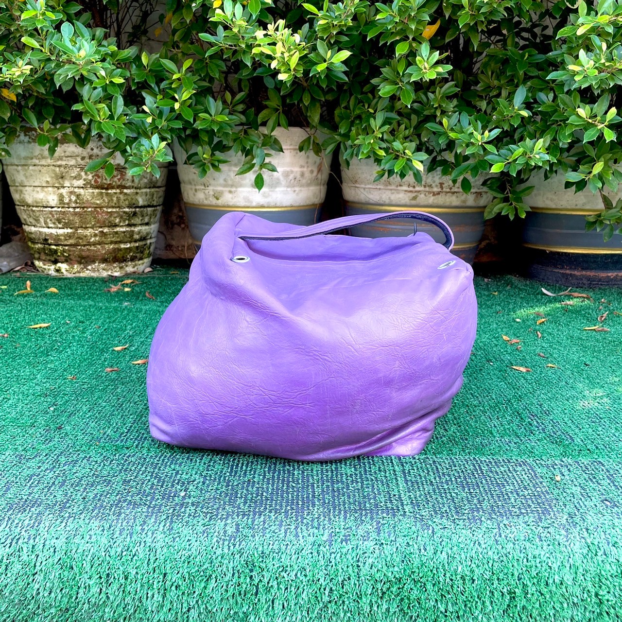 IMPACT BAG U.S. Kids ของแท้!! สีม่วง **มีตำหนิ** มีนวมด้านใน ขนาดใหญ่ ผู้ใหญ่ใช้งานได้ มือสอง ของแท้ BY NakaraLuxurious