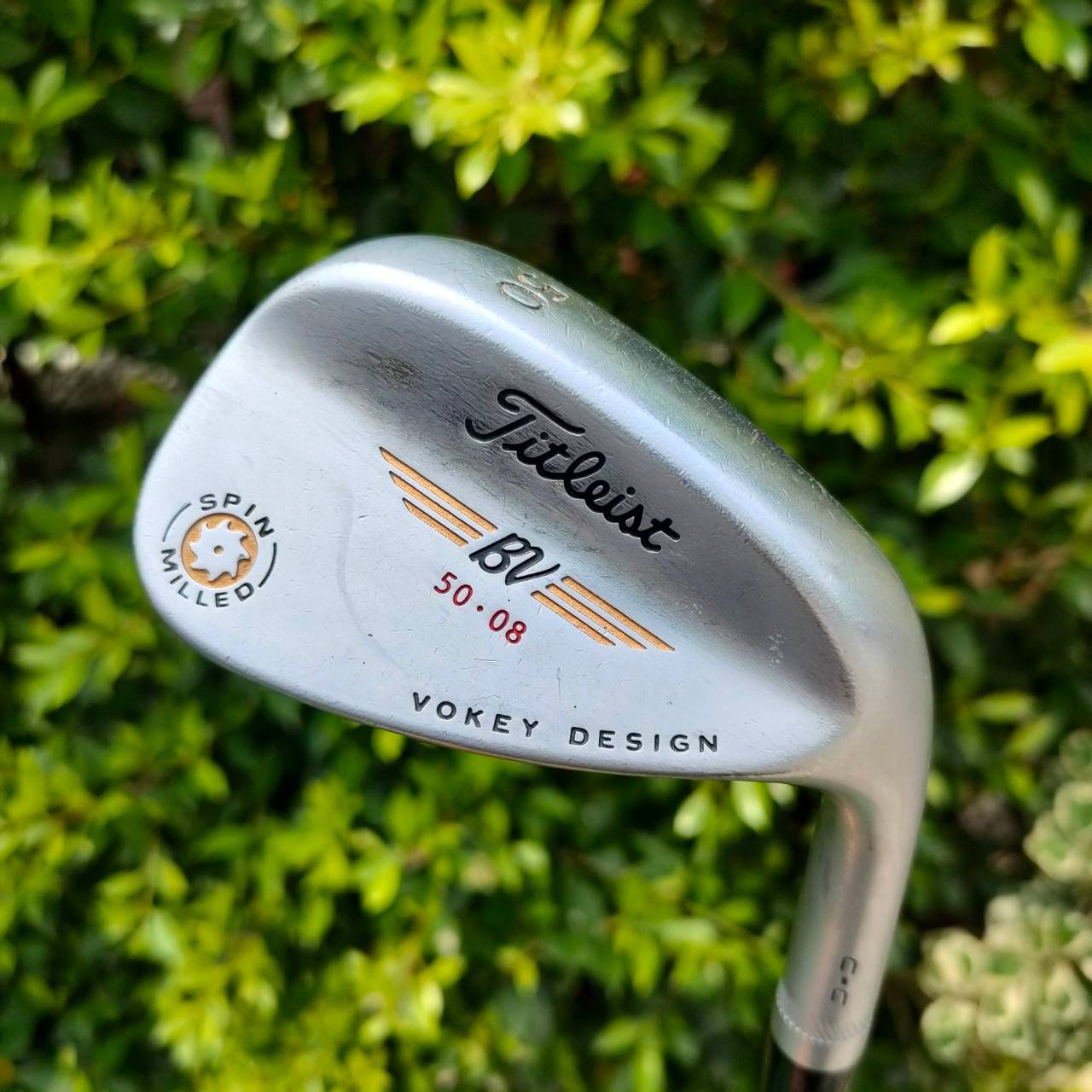 WEDGE TITLEIST BV VOKEY DESIGN SPIN MILLED องศา 50 BOUNCE 08 ก้าน TITLELIST FLEX WEDGE สปินอบบจัดๆเลยครับ หน้าไม่ช้ำ