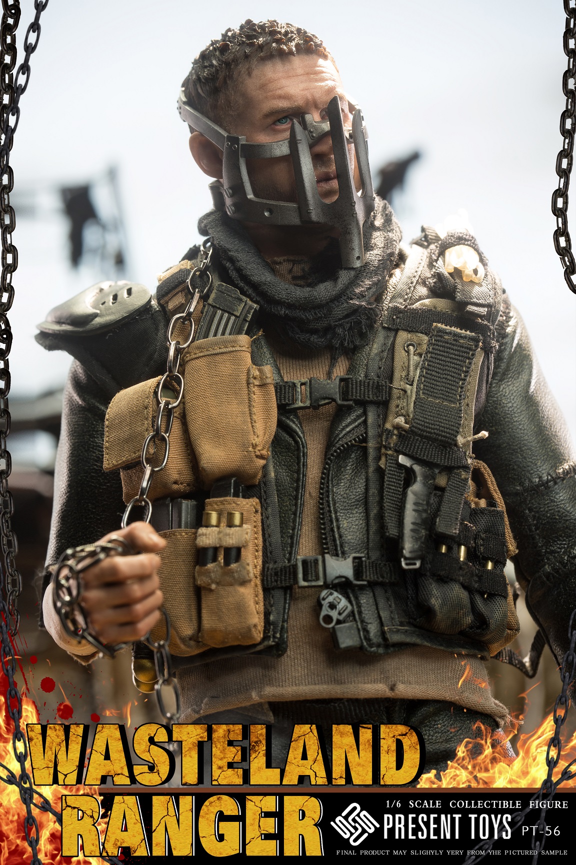 [พร้อมส่ง] PRESENT TOYS PT-sp56 1/6 : WASTELAND RANGER