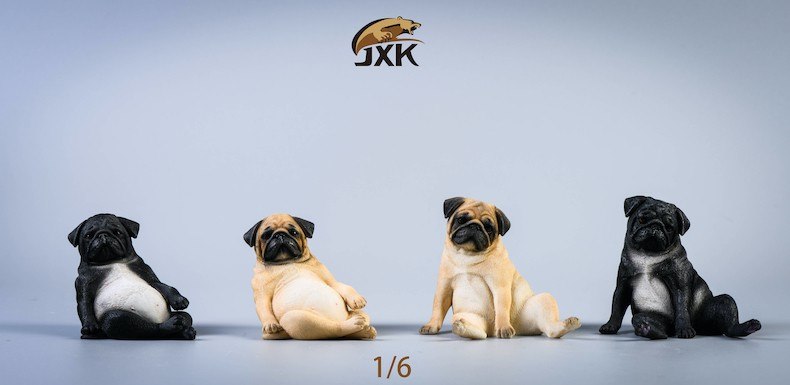 [สั่งจอง]JXK 1/6 JXK038A/B/C/D : Pug With Sofa Set